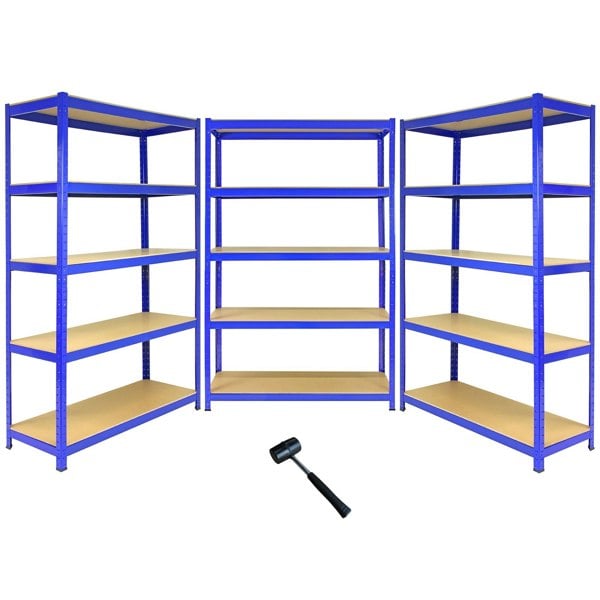 Monster Racking 3 x T-Rax - Blue (1200mm x 450mm x 1800mm)