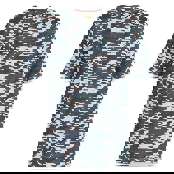 Duke Mens D555 Gaston Camouflage Kingsize T-Shirt - Storm