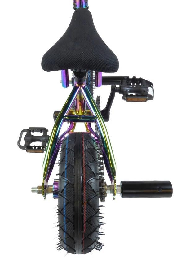 1080 Stunt Freestyle Mini BMX Bike, LTD Edition Frame - Neo Chrome Jet Fuel
