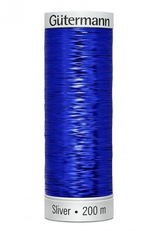 Gutermann Sulky Sliver Embroidery Thread 200m Polyamide, Polyester Thread Suitable For Embroidery