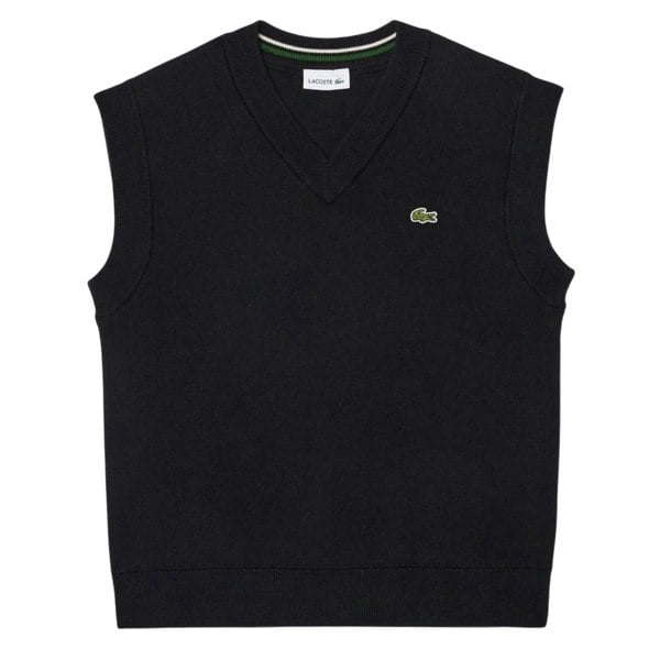 Lacoste Kids Sweater Vest - Black