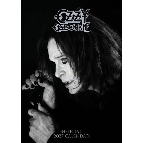 Ozzy Osbourne A3 Calendar 2027, Wall Calendars, Month To View, Entertainment, Gift