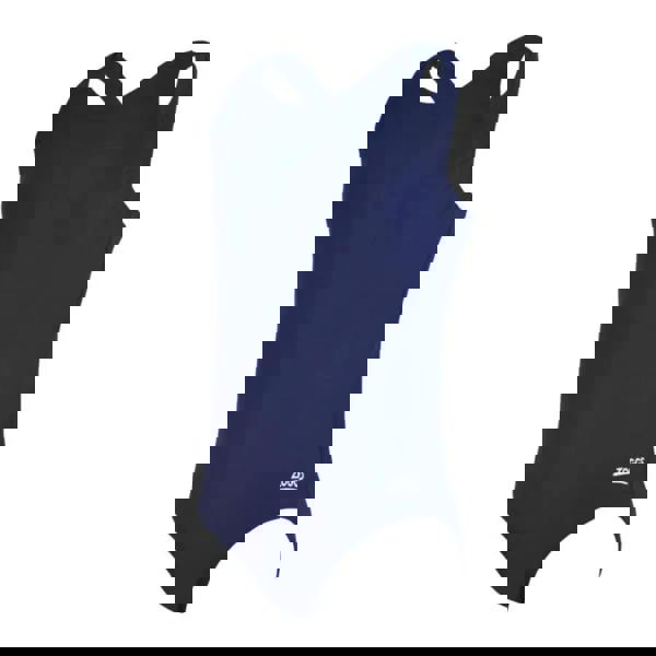 Navy blue Zoggs Girls Cottesloe Sportsback swimsuit with racerback