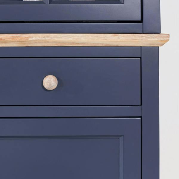 Statement Furniture Florence Glass Door Display Cabinet Large Dresser Assembled