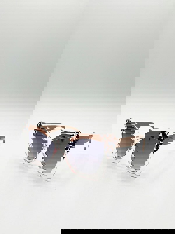 SVNX Oversized Cat-Eye Sunglasses in Nude