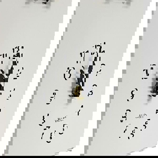 WALPLUS WC2087 - Minimalist White Cuckoo Clock - White Window