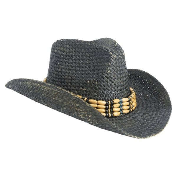 Gamble & Gunn Black Beaded Cowboy Hat