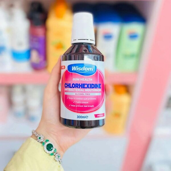 Wisdom Chlorhexidine Mouthwash Original - Alcohol Free 300ml