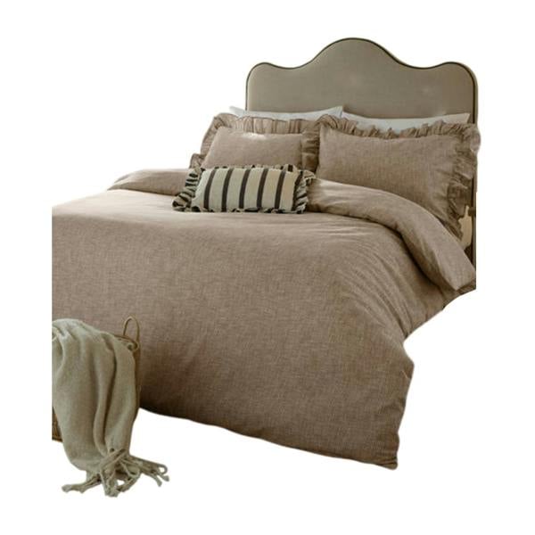 Wylder Margot Cotton Duvet Cover Set - Mole