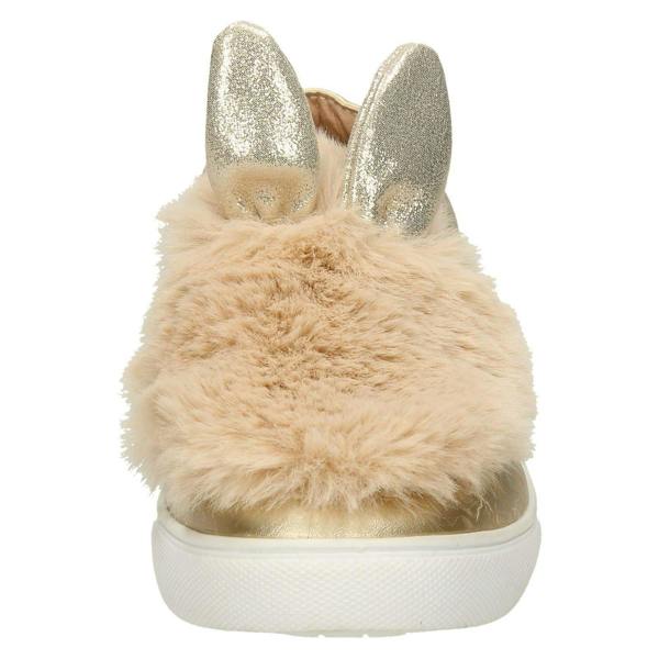 Spot On Girls Spot On Fur & Glitter Bunny Ear Shoes
