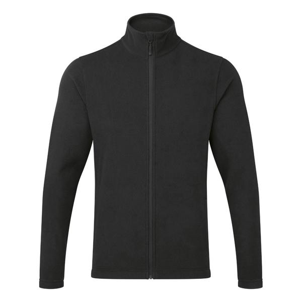 Premier Mens Recyclight Full Zip Fleece Jacket - Black