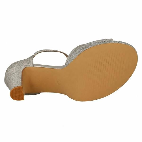 Anne Michelle Ladies Anne Michelle High Heel Platform Mule Sandal F12047