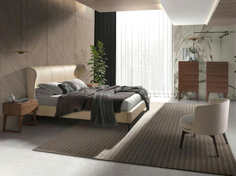 Angel Cerdá Cream Leatherette Bed 7157