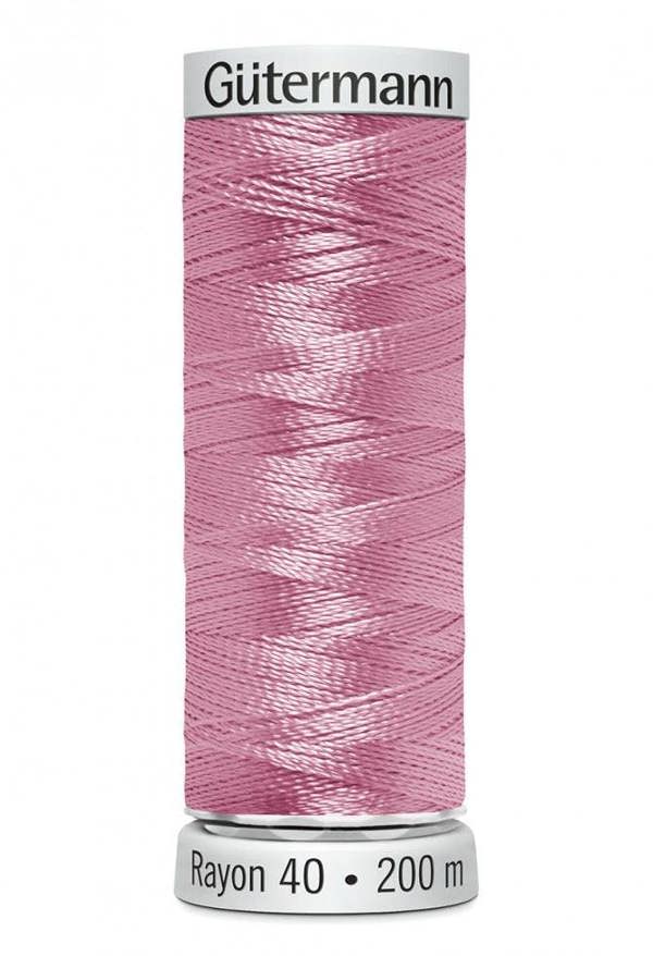 Gutermann No 40 Sulky Rayon Embroidery Thread 200m Rayon Thread Suitable For Embroidery
