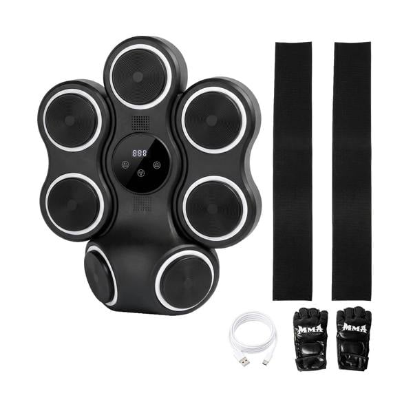 Centra Music Boxing Machine 11 Modes 9 Speeds LED Scoring for Home Gym Black