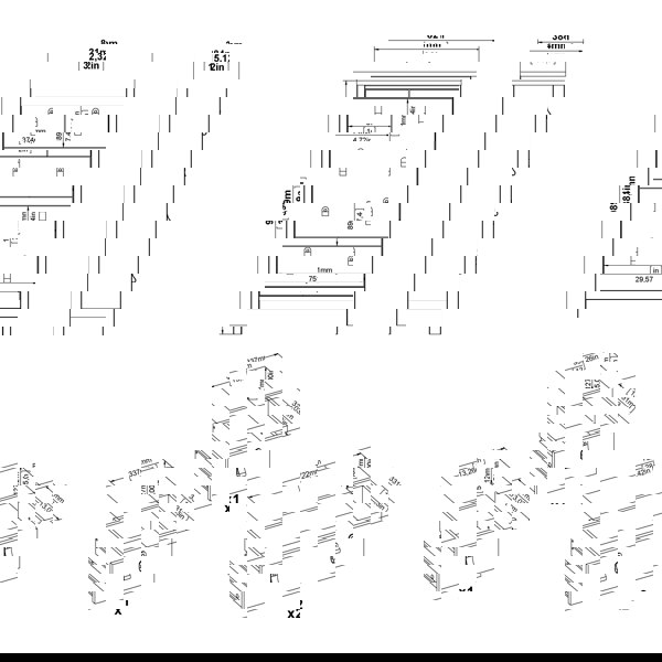 Furniture To Go Madrid Chest 3+2 Drawers in Jackson Hickory Oak