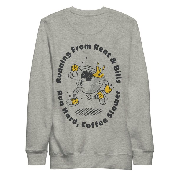 ANCHOR & CREW x GUSTATORY Coffee Over Bills Cotton Blend Embroidered Sweatshirt