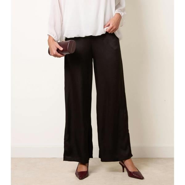 Blue Vanilla High Waist Wide Leg Trousers