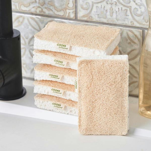 Cooks Professional Eco Sponge Scourers | Pack of 6
