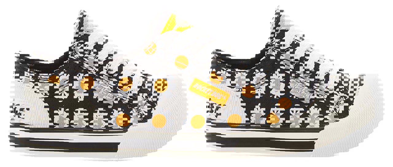 Rocket Dog Jazzin Womens Casual Lace Up Canvas Pumps Shoes Trainers