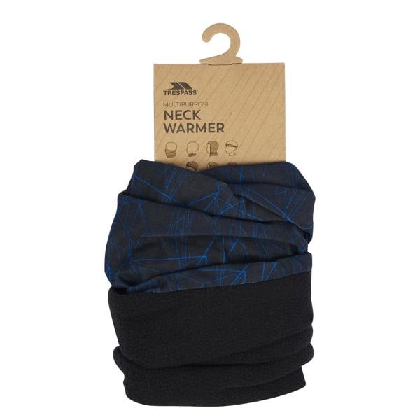 Trespass Mens Zazo Neckwarmer - Black/Grey - 