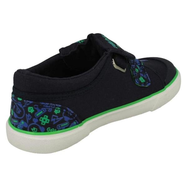 Start-rite Childrens Startrite Casual Hook And Loop Fastening Canvas Shoes Level Up