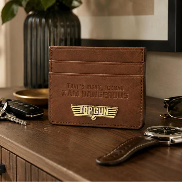 Widdop & Co Top Gun Card Holder Wallet Tan