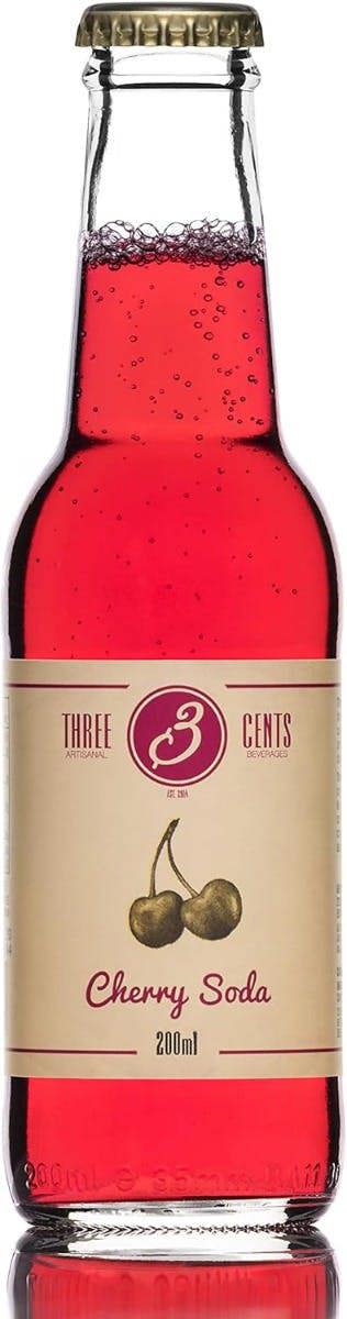 Three Cents - Cherry Soda - (24 x 200ml Bottles)