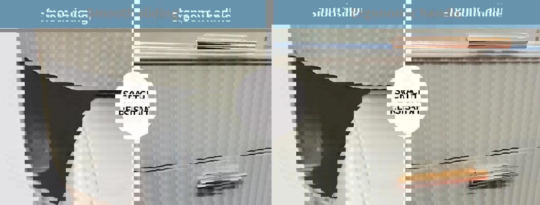 ilus Makeup Organizer Case Drawer Portable Cosmetic Jewellery Storage Box Light Green