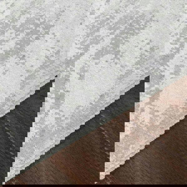 Livabliss Monaco-Abstract Grey Ivory Modern Marble Rug