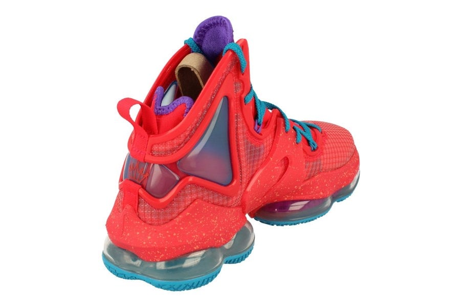 Nike Lebron Xix Mens Basketball Trainers Cz0203  600 - Siren Red Laser Blue 600 - Photo 2