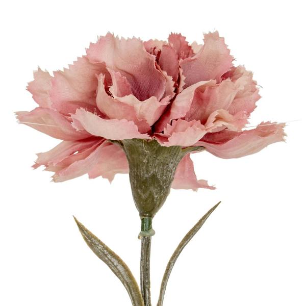 Wyld Haus Set of 3 Artificial Flowers Pink Carnation Stems