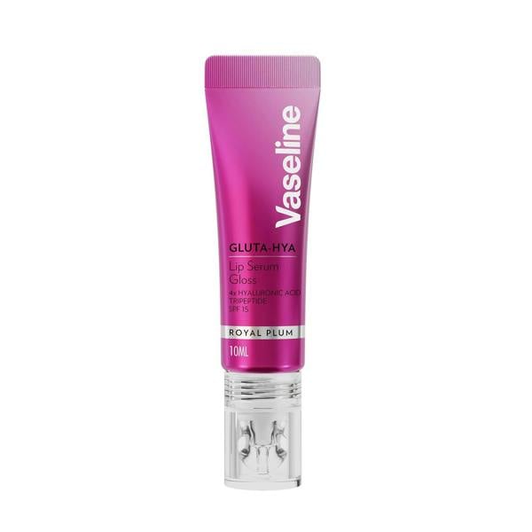 Vaseline Gluta-Hya Lip Serum Gloss Juicy Peach, Plum, Pink & Cherry 10ml