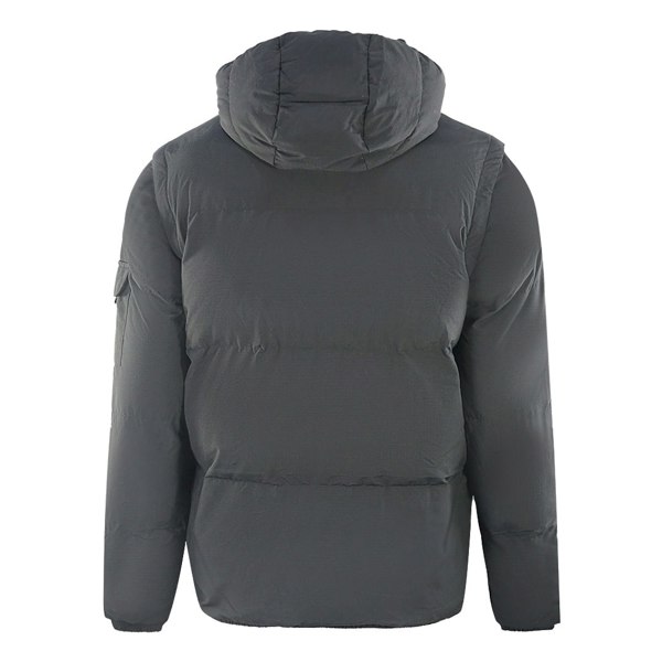 Lyle & Scott 2 in 1 Ripstop Puffer Jacket - Black