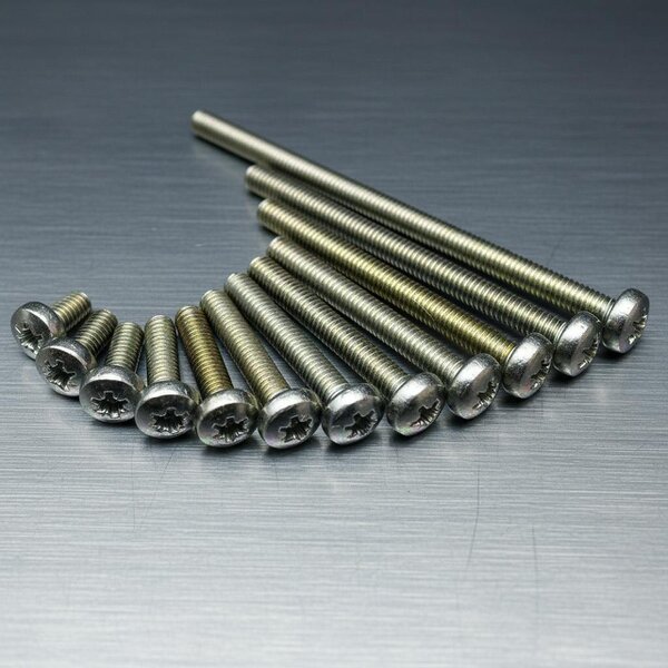 Fixaball M6 Machine Screws Pozi Pan A2 304 Stainless Steel Over 50mm