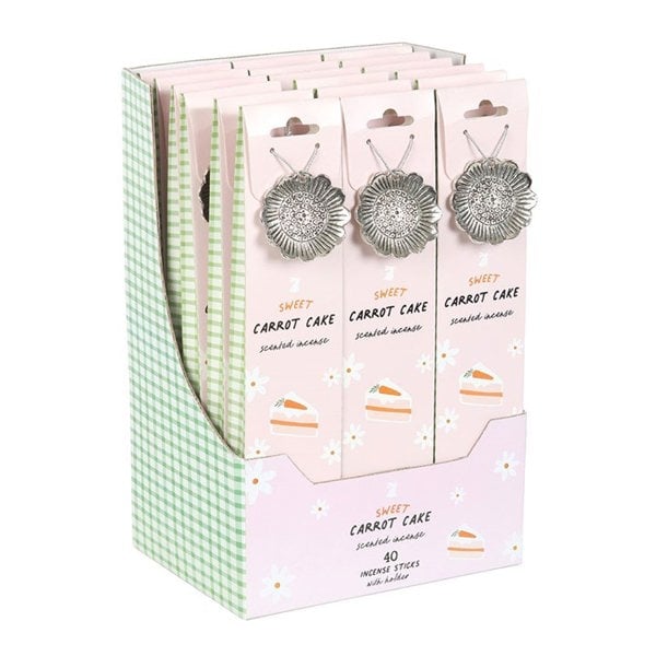 Serano Set of 18 Carrot Cake Incense Stick Gift Sets in Display