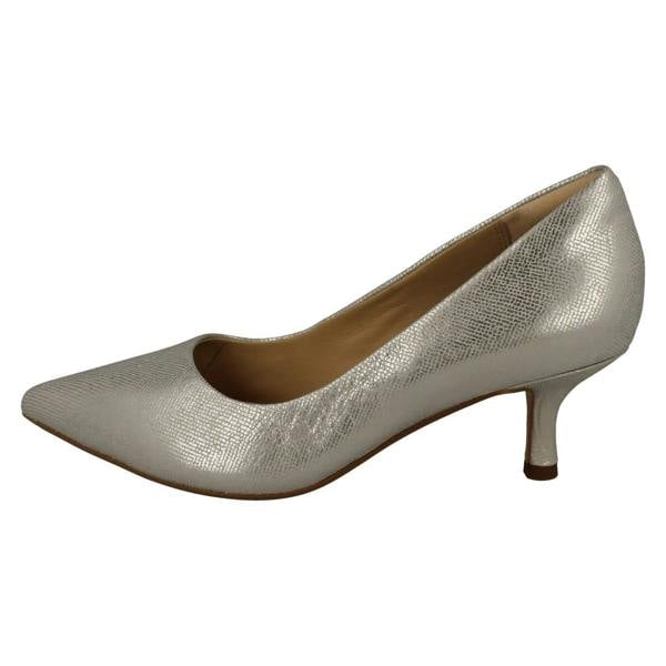 Clarks Ladies Clarks Mid Heeled Court Shoes Violet55 Rae