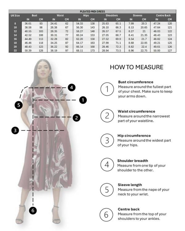 HotSquash Pleated Midi Dress