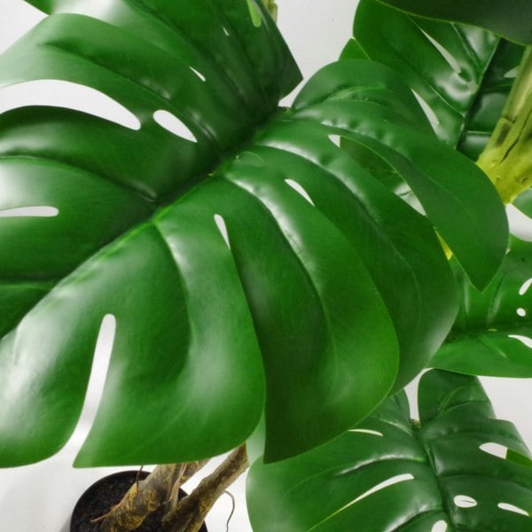 Leaf 120cm Artificial Twisted Stem Monstera Plant