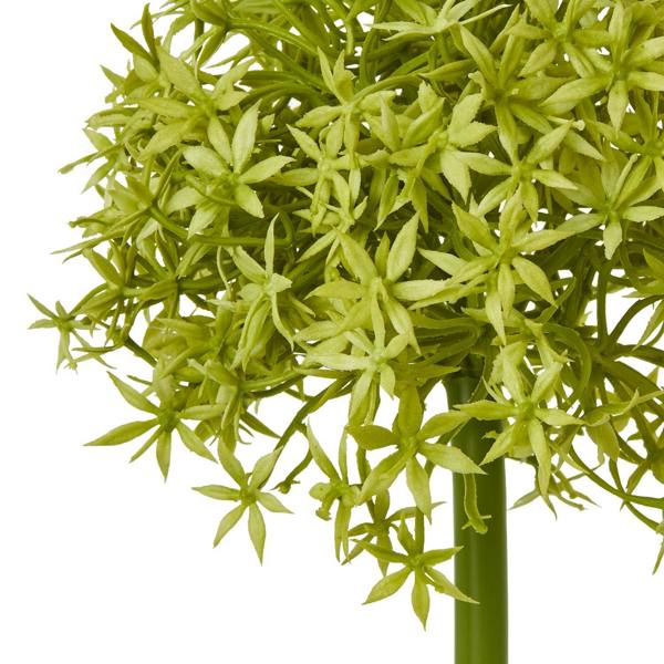 Wyld Haus Set of 3 Artificial Flowers Green Medium Allium Stems