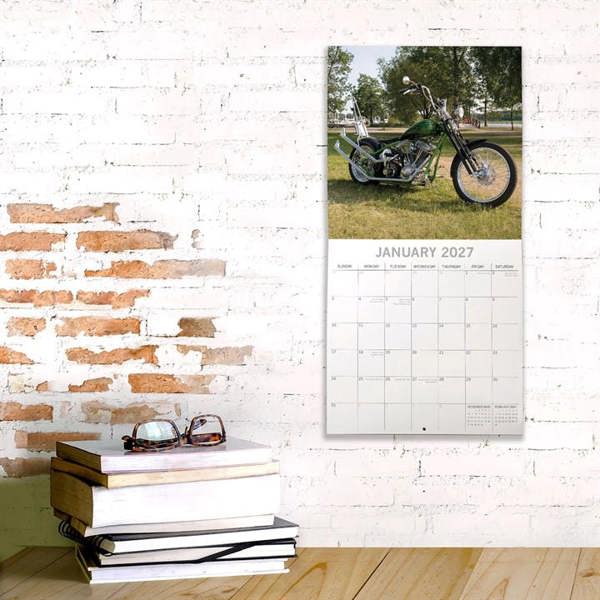 Custom Bikes Calendar 2027, Wall Calendars, Month To View, Transport, Gift