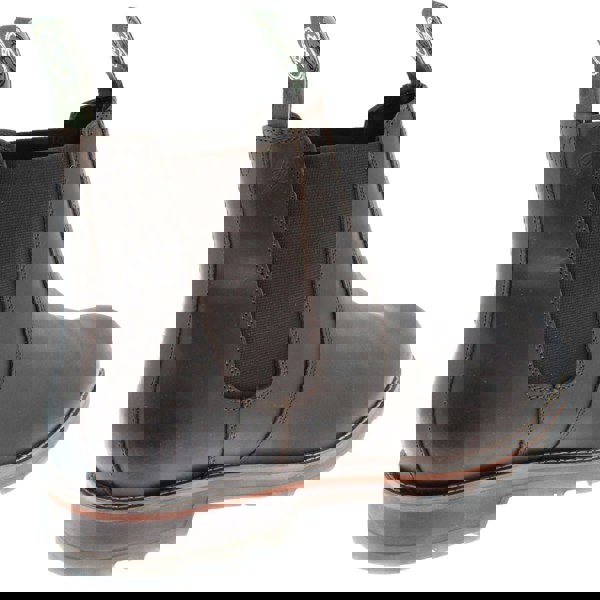 Frank James Brigstock Brogue Leather Pull On Mens Brogue Chelsea Dealer Boots