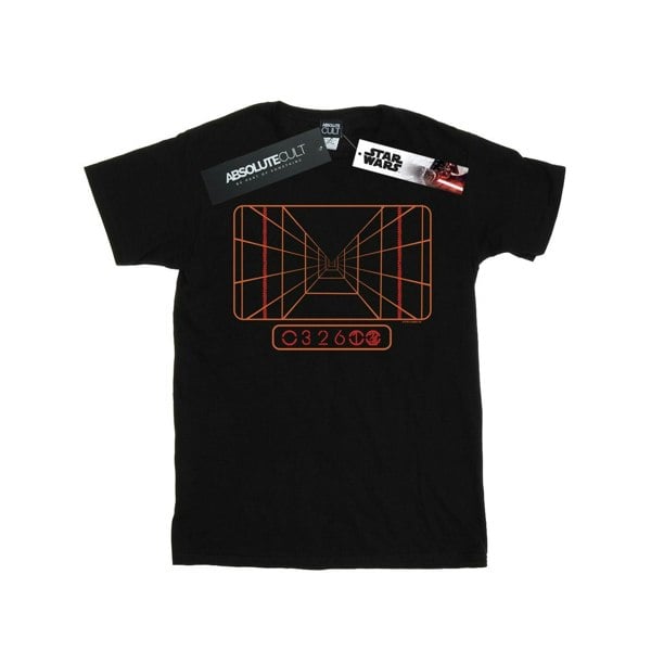 Star Wars Mens Targeting Computer T-Shirt - Black