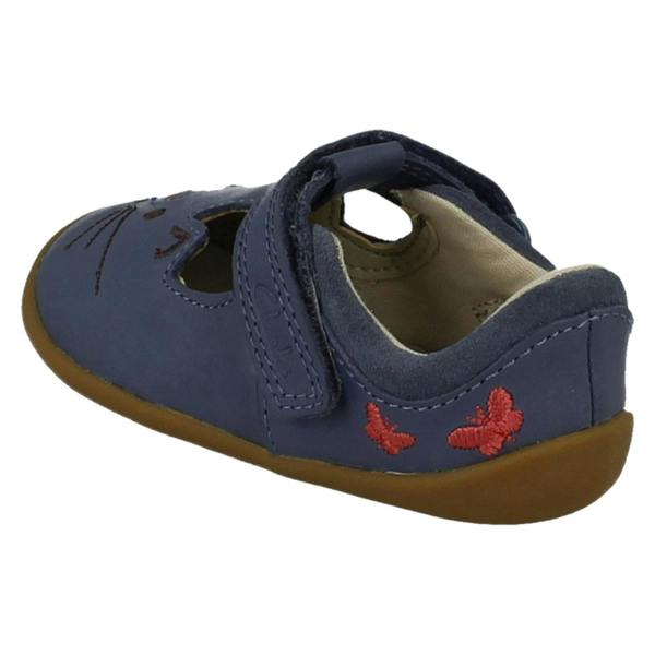 Clarks Girls Clarks T-Bar Shoes Roamer Ears T