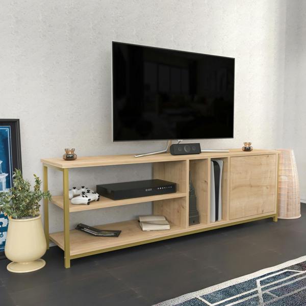 Decorotika Oneida Modern Tv Stand TV Cabinet for TV's up to 72"
