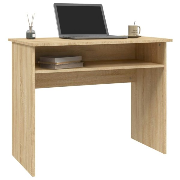 Berkfield Desk Sonoma Oak 90x50x74 cm Engineered Wood