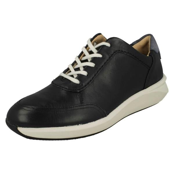 Clarks Ladies Clarks Stylish Lace Up Heeled Trainers Un Rio Mix