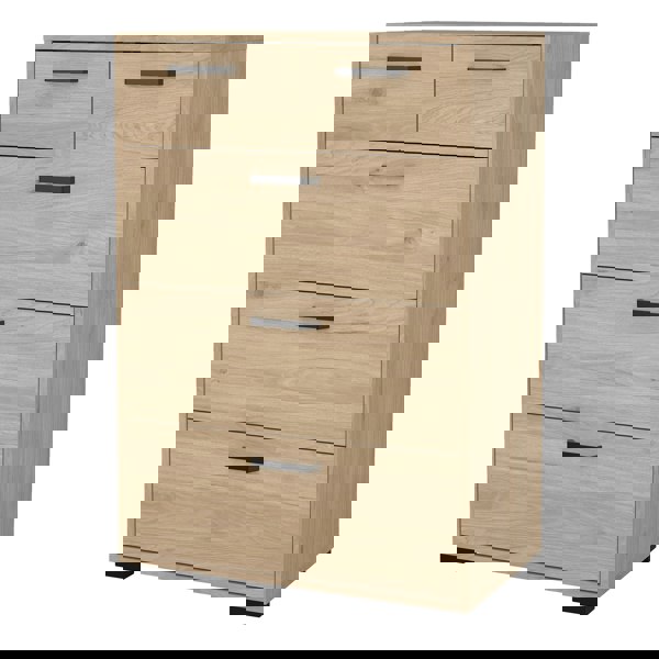 Furniture To Go Sofia Chest 3 + 2 Drawers Jackson Hickory