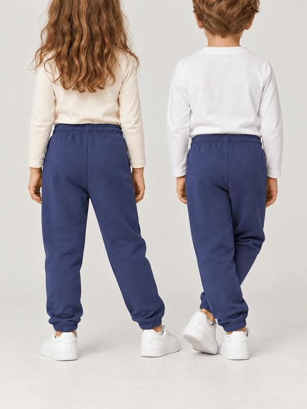 Childsplay Kids Cotton Joggers in Navy