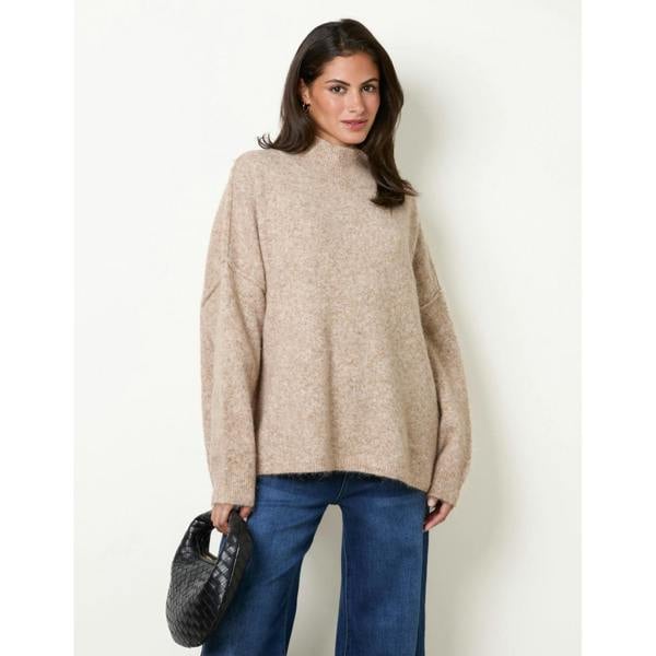 Blue Vanilla High Neck Soft Jumper